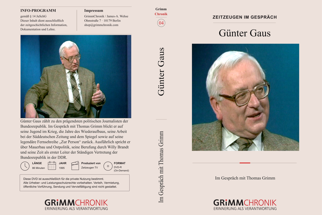 Günter Gaus – Im Gespräch mit Thomas Grimm