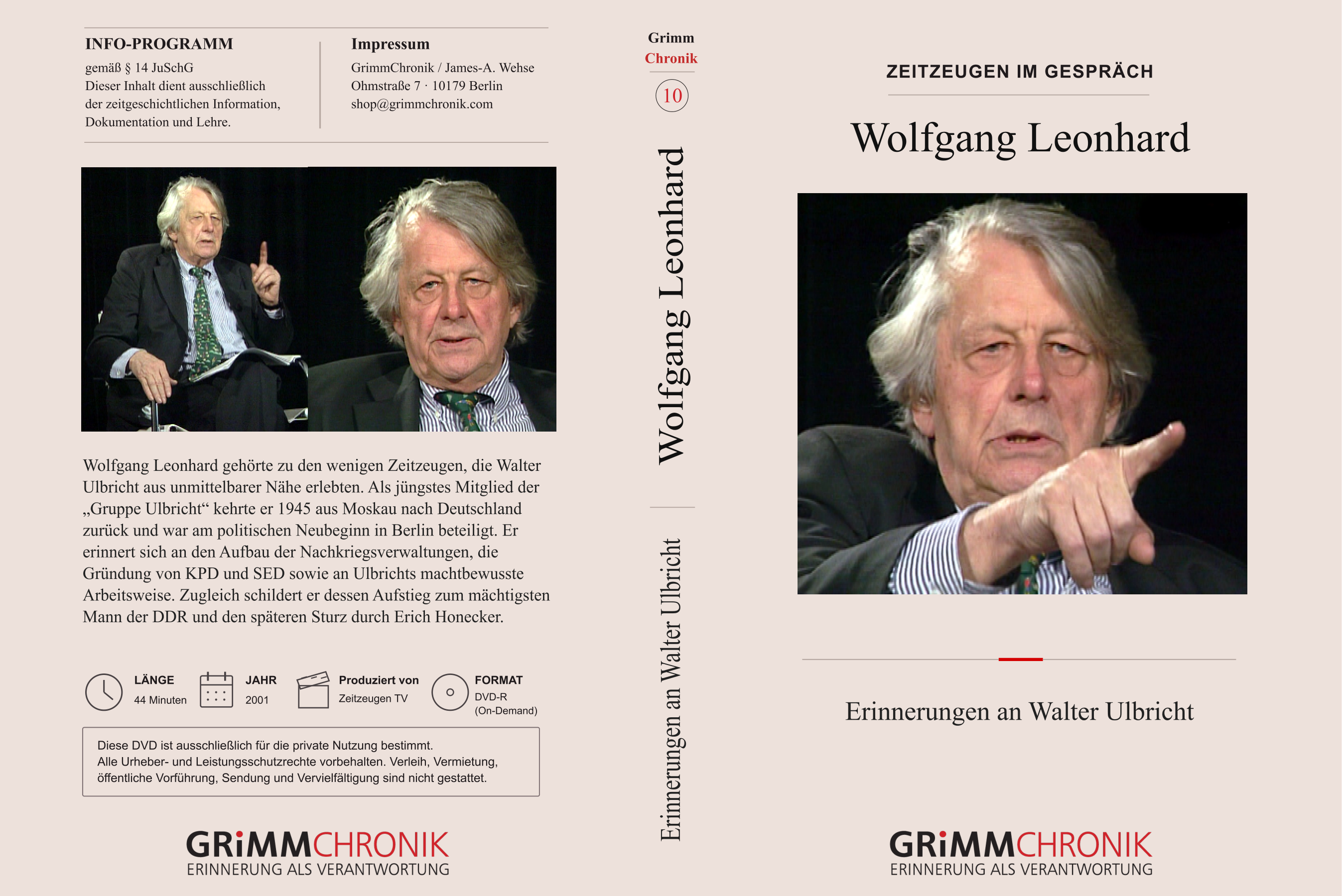 Wolfgang Leonhard – Erinnerungen an Walter Ulbricht