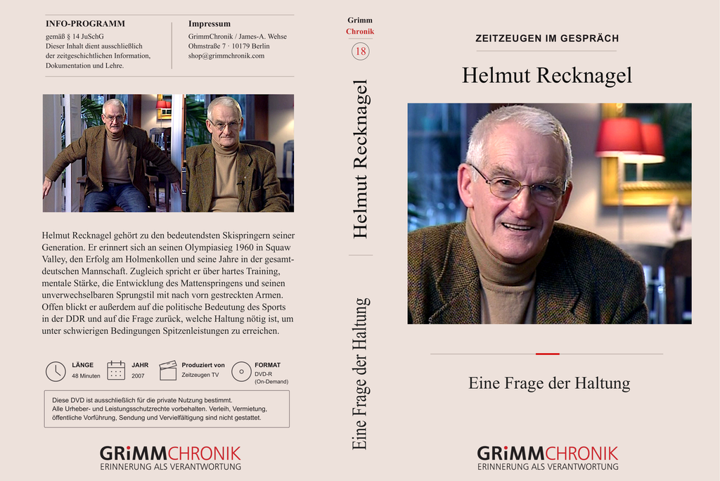 Helmut Recknagel – Eine Frage der Haltung