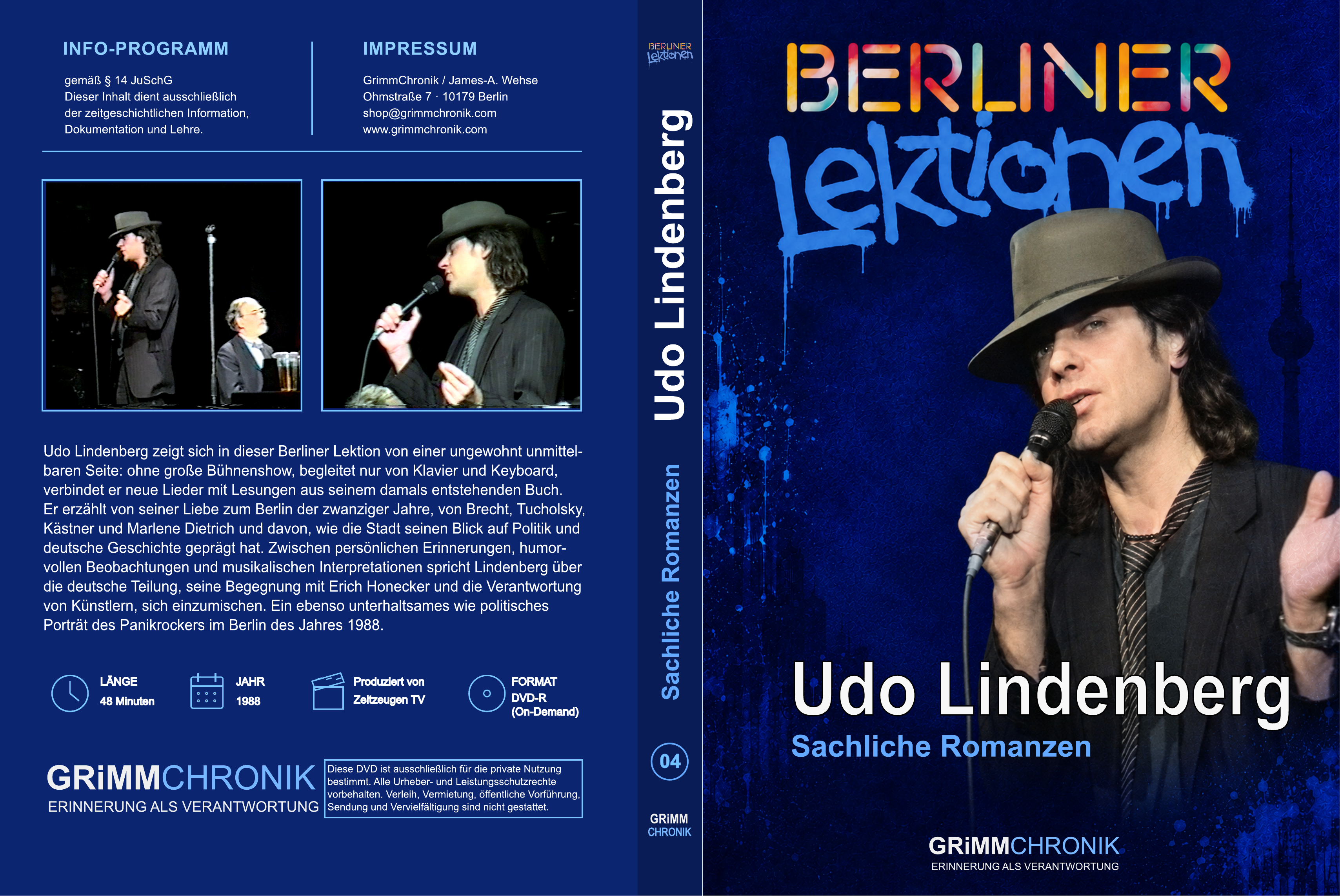 Udo Lindenberg – Sachliche Romanzen