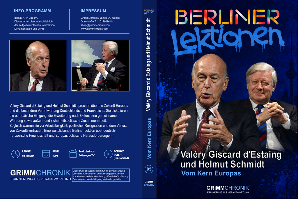 Valéry Giscard d’Estaing und Helmut Schmidt – Europa zwischen Integration und Verantwortung