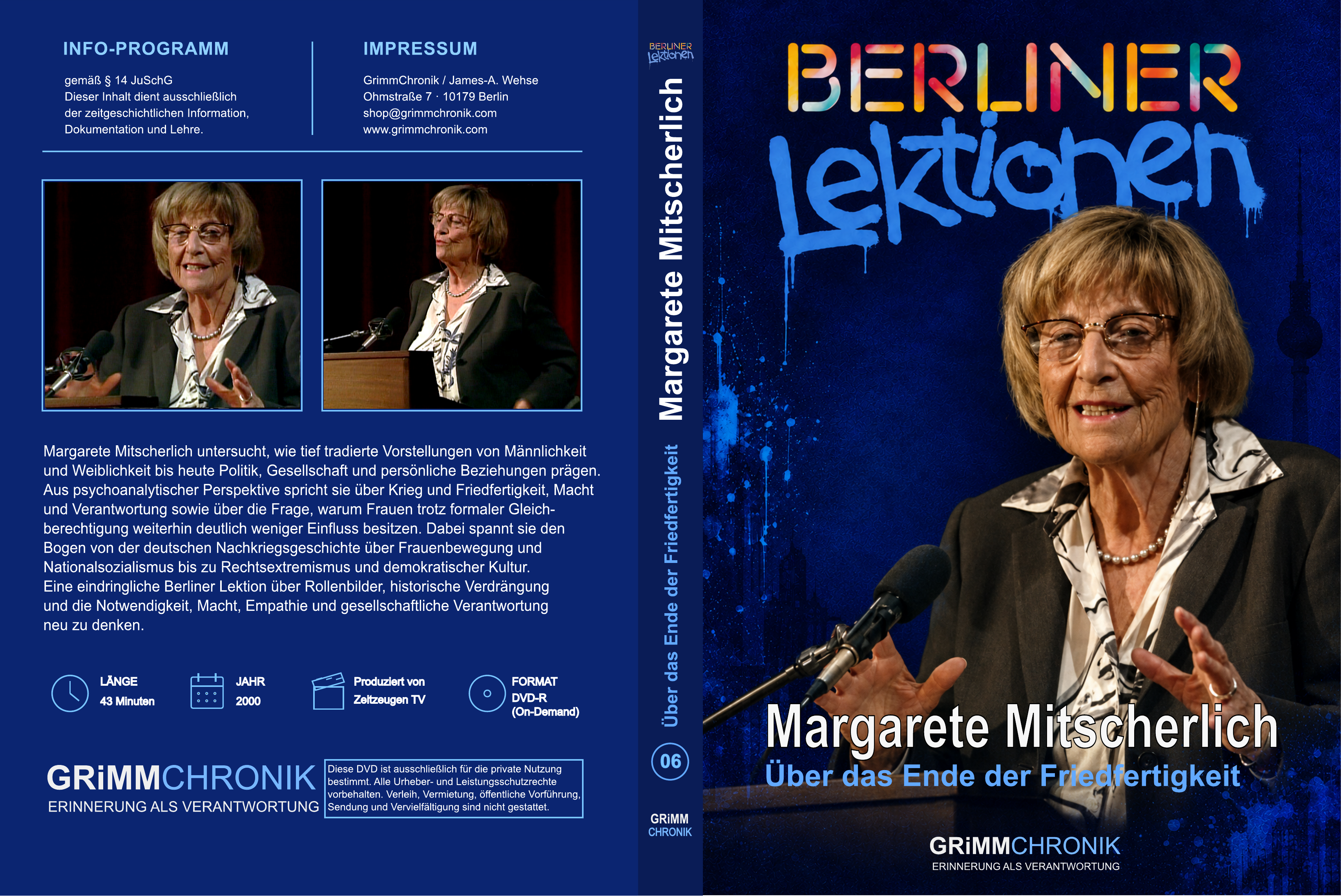 Margarete Mitscherlich – Über das Ende der Friedfertigkeit