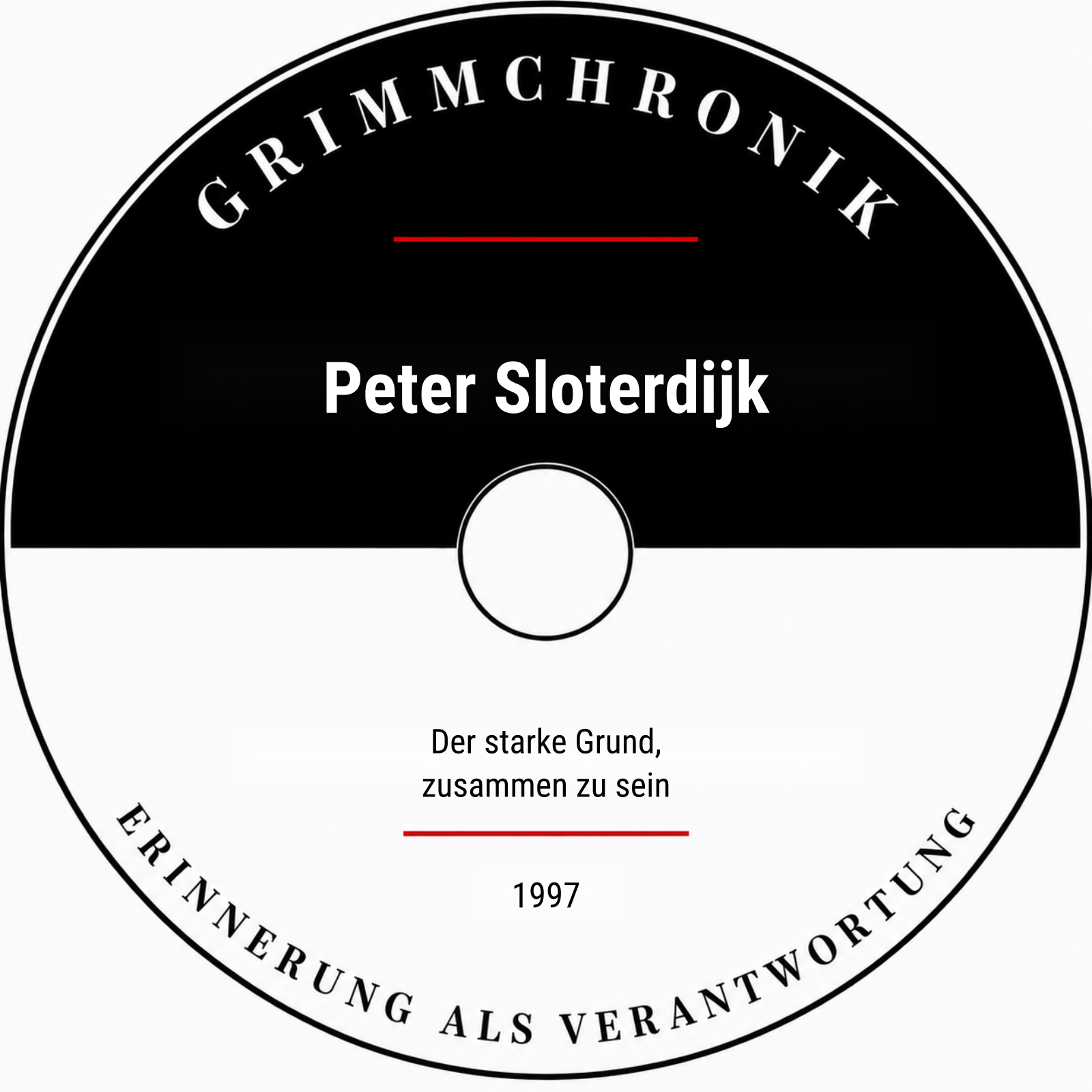 Peter Sloterdijk – Der starke Grund, zusammen zu sein