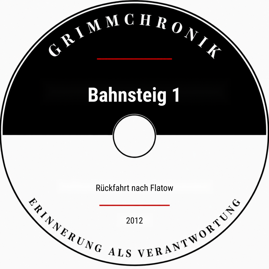 Bahnsteig 1 – Rückfahrt nach Flatow