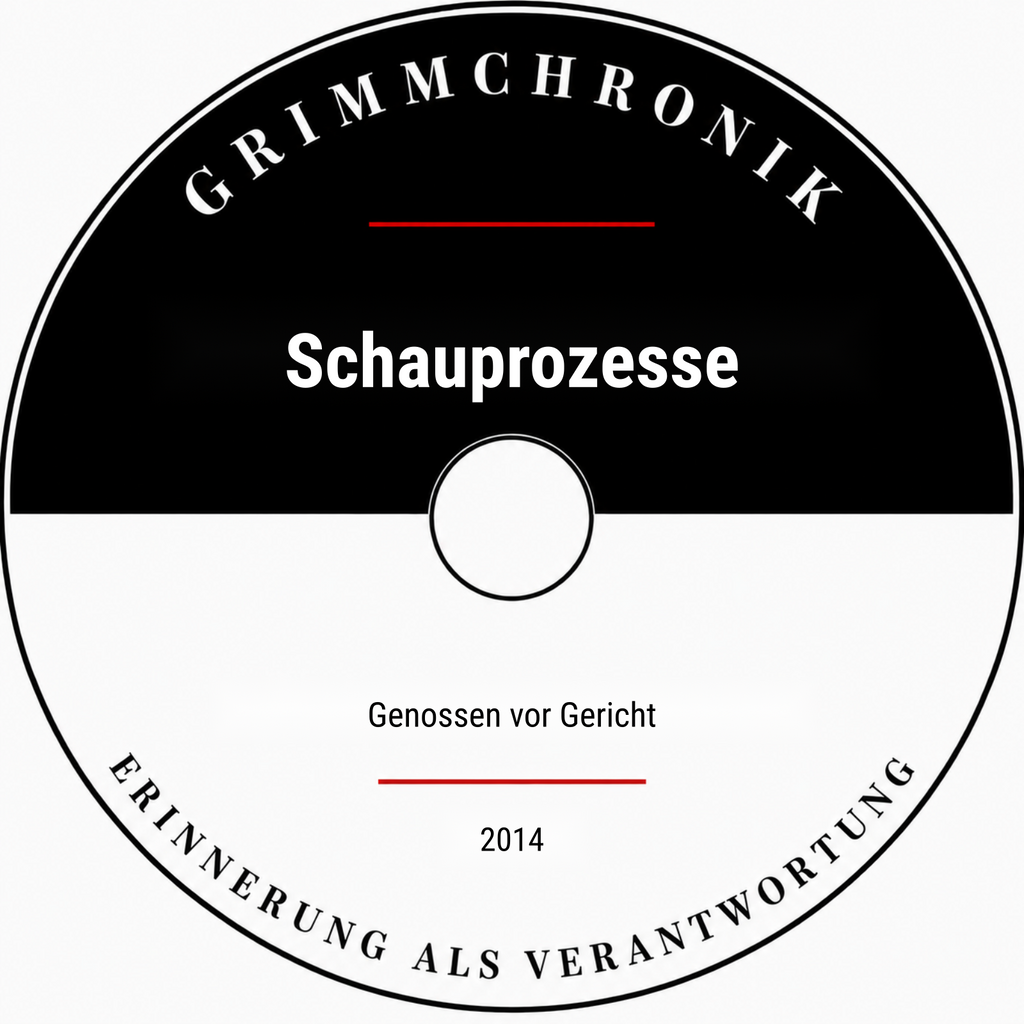 Schauprozesse – Genossen vor Gericht
