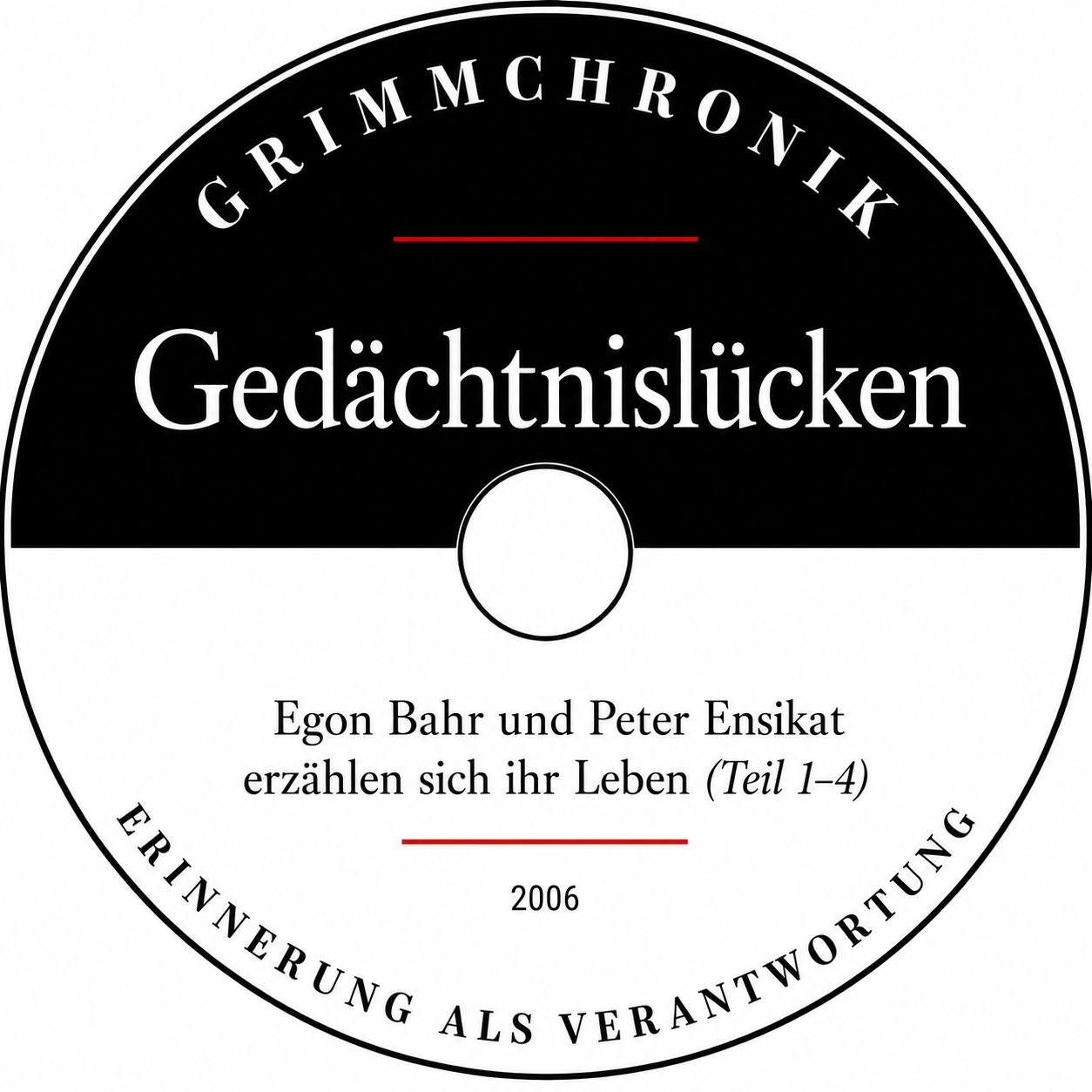 Gedächtnislücken - Egon Bahr und Peter Ensikat erzählen sich ihr Leben - Teil 1-4