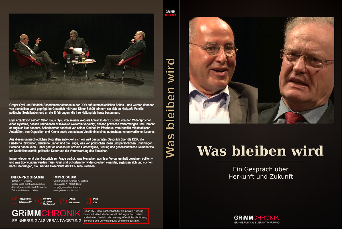 Was bleiben wird  - Ein Gespräch über Herkunft und Zukunft