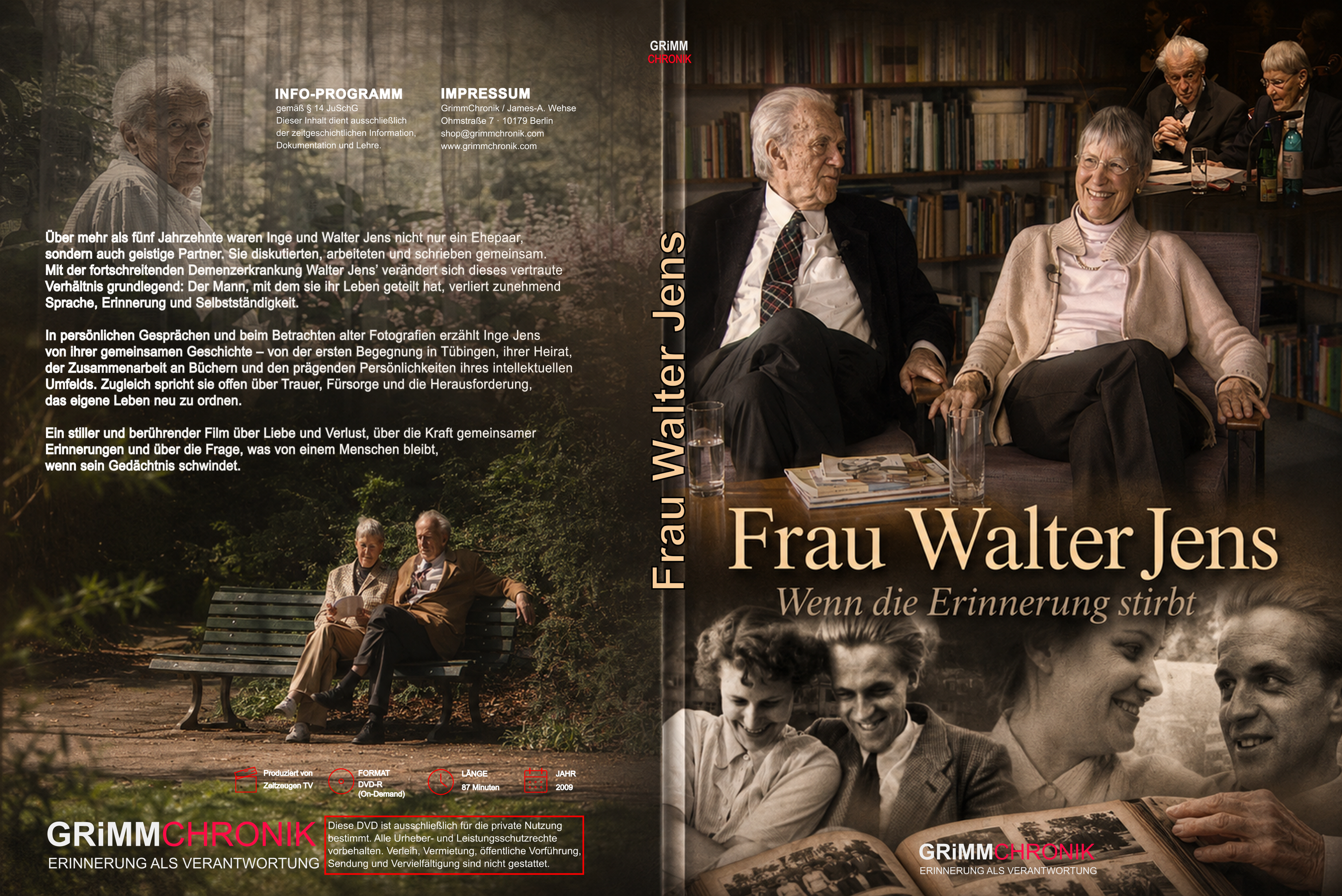Frau Walter Jens - Wenn die Erinnerung stirbt