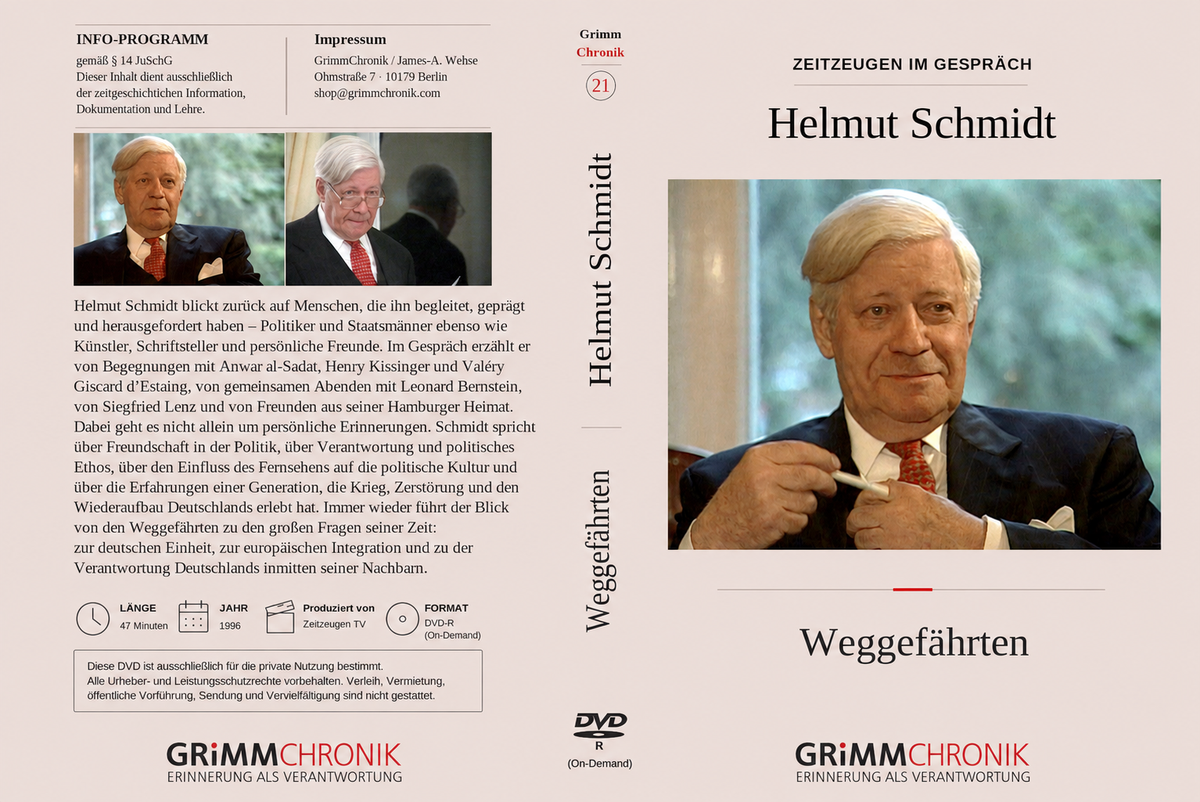 Helmut Schmidt - Weggefährten